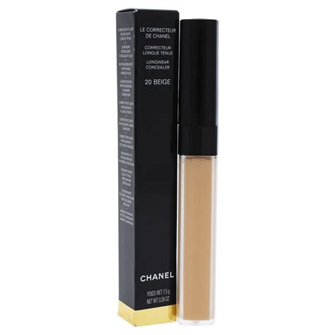 le correcteur de chanel concealer 20 beige|chanel longwear concealer.